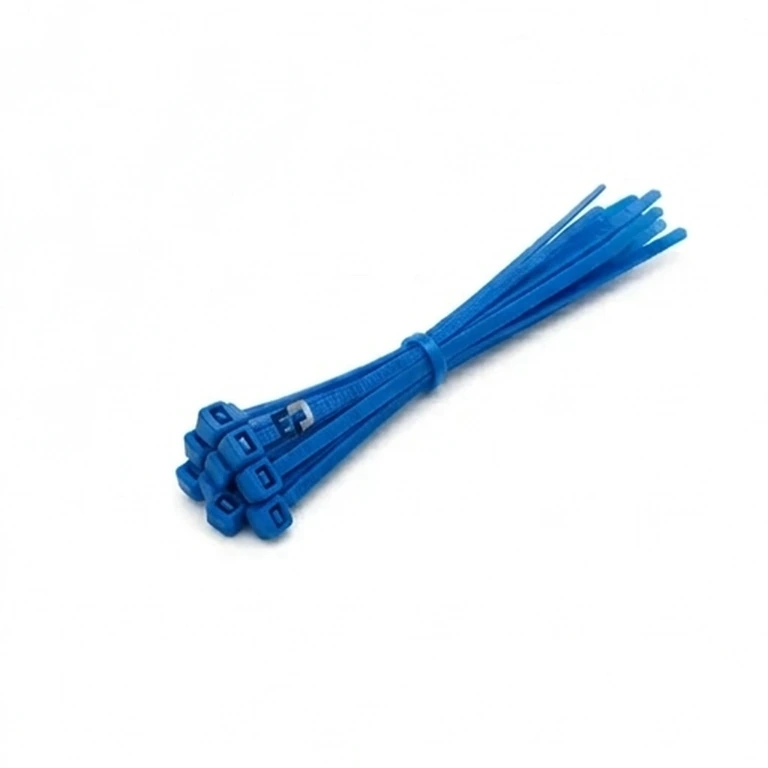 Fixed Strap Self-Locking Length 100 mm — Blue من يوروباك